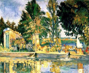 プールのジャス・ド・ブファン ポール・セザンヌの風景 Oil Paintings